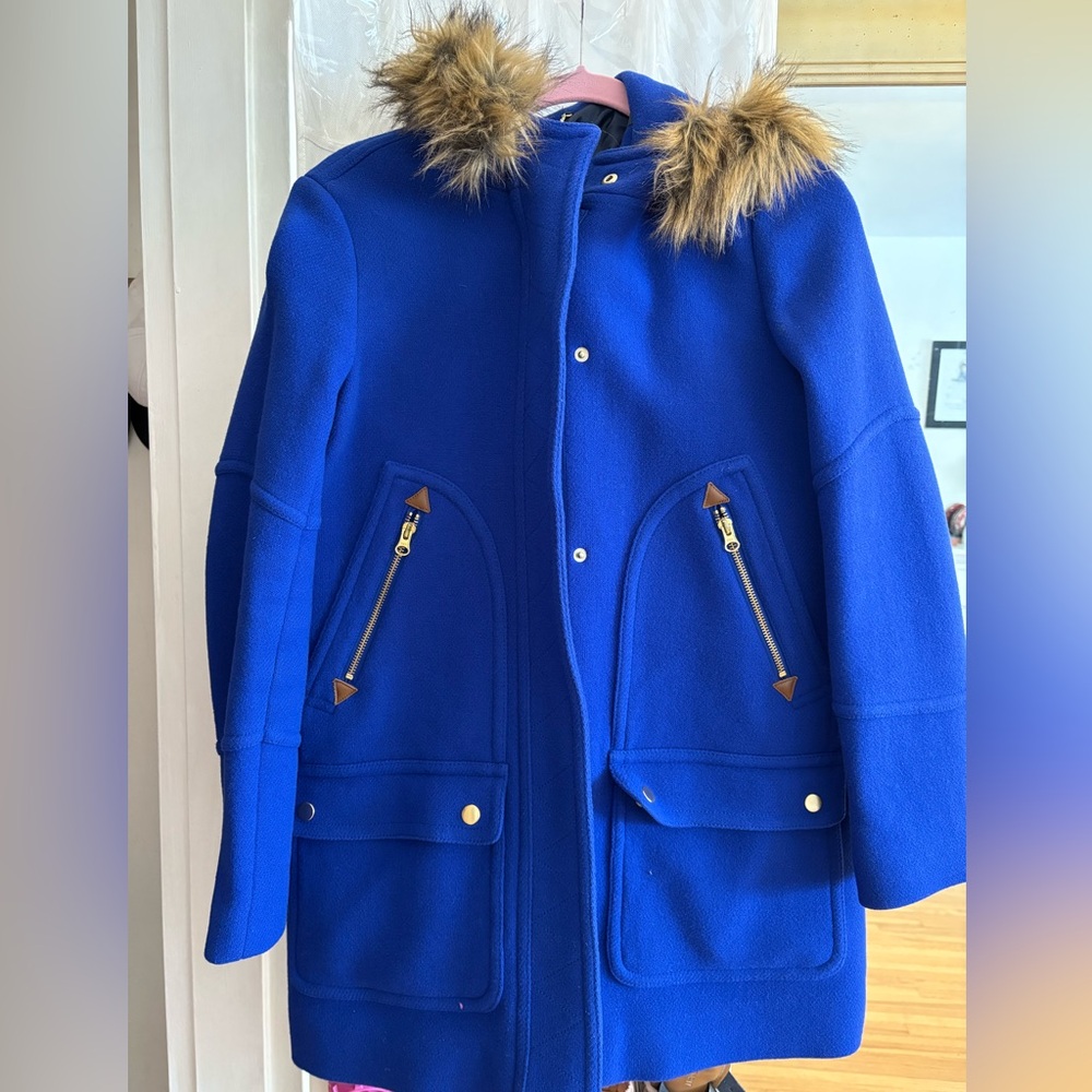 J.Crew Chateau parka in Italian Stadium Cloth Wool